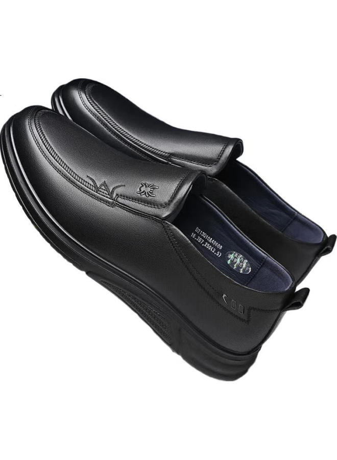 Spider King Men'S Business Casual Lightweight Slip-On Comfortable Soft Sole Dad Shoes Black Size 41 - Image 2
