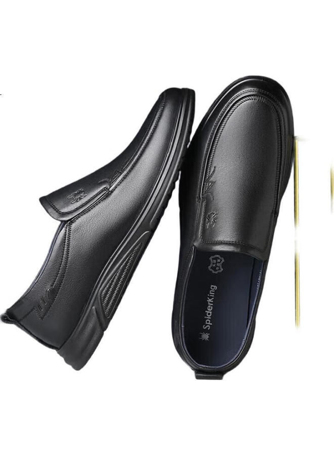 Spider King Men'S Business Casual Lightweight Slip-On Comfortable Soft Sole Dad Shoes Black Size 41 - Image 1