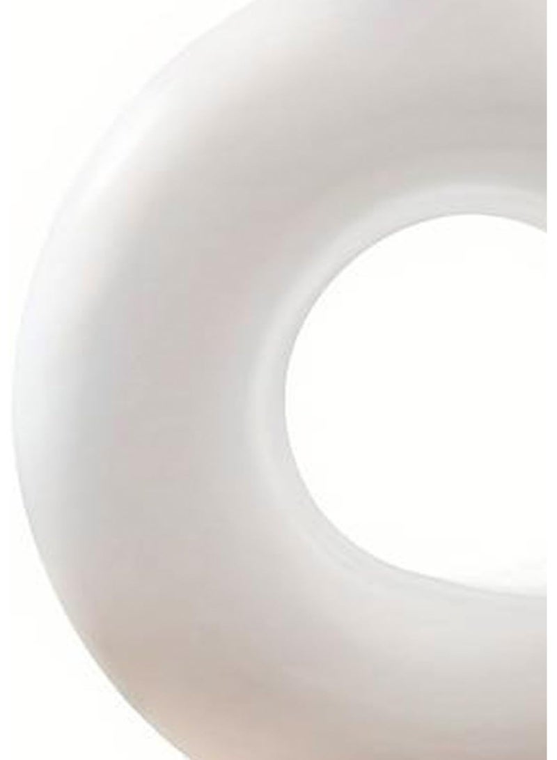 Decorhills White Ceramic Flower Vase, Round Shape Vase for Flowers and Decorations, Modern Elegant Minimalist, Home, Living Room, and Office Décor – Decorative Centerpiece for Pampas Grass, Dried Flowers - Image 5