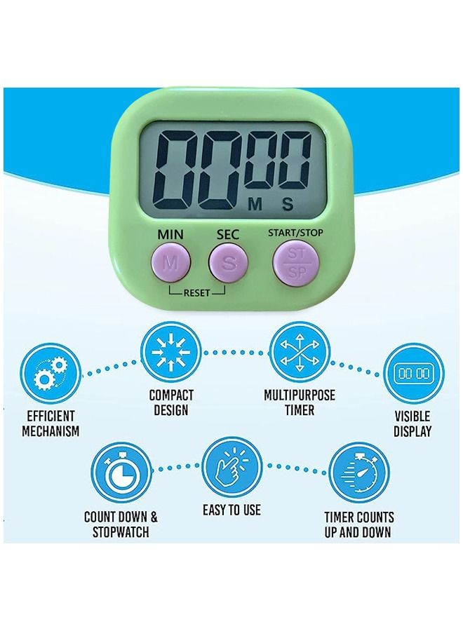 LCD Digital Kitchen Countdown Magnetic Timer  - Image 2