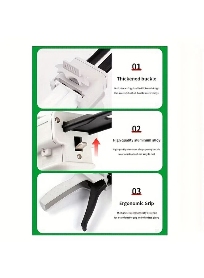 Dual Component AB Glue Gun 1 1 Mixing System With 10 Nozzles For Crafts Woodworking - Image 5