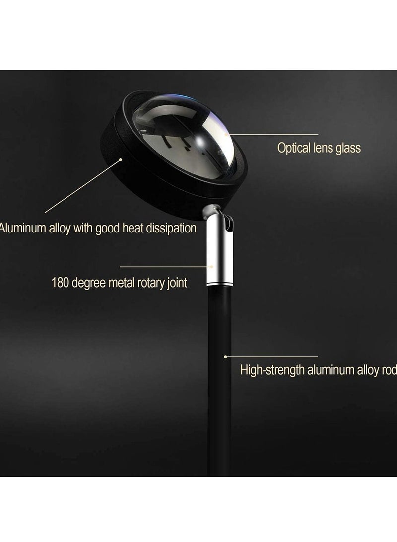 Rabos Sunset Projection Floor Stand Modern Lamp Night Light RGB - Image 3