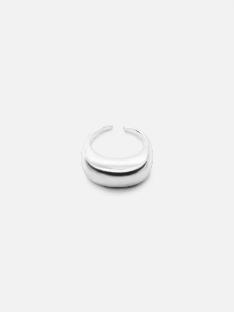 Lichi  Smooth metal puffed ring for Women | Best Price UAE