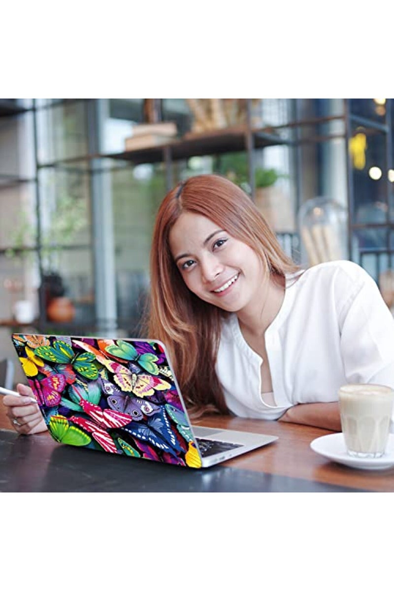 icolor Pretty Butterflies Fashion Netbook Laptop Skin Sticker Reusable Protector Cover Case for 11.6-15.6 Inch - Image 3