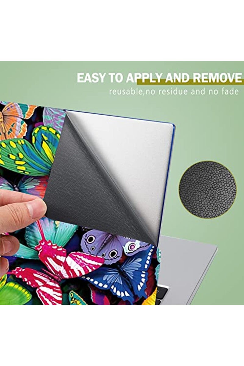 icolor Pretty Butterflies Fashion Netbook Laptop Skin Sticker Reusable Protector Cover Case for 11.6-15.6 Inch - Image 5