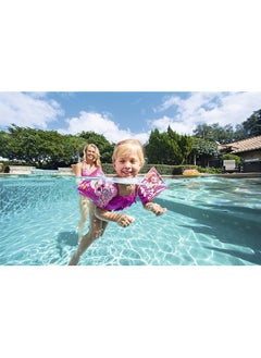 Bestway 93203-Barbie Printed Inflatable Swimming Armbands 23x15cm/9"x6", Pink  - Image 5