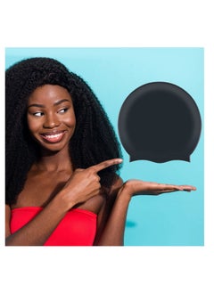 Excefore Silicone Swim Cap for Women Men Extra Large Special Design Swimming Cap Waterproof Bathing Cap Swim Hat for Very Long Hair Braids Thick Curly Hair Keep Your Hair Dry  - Image 5
