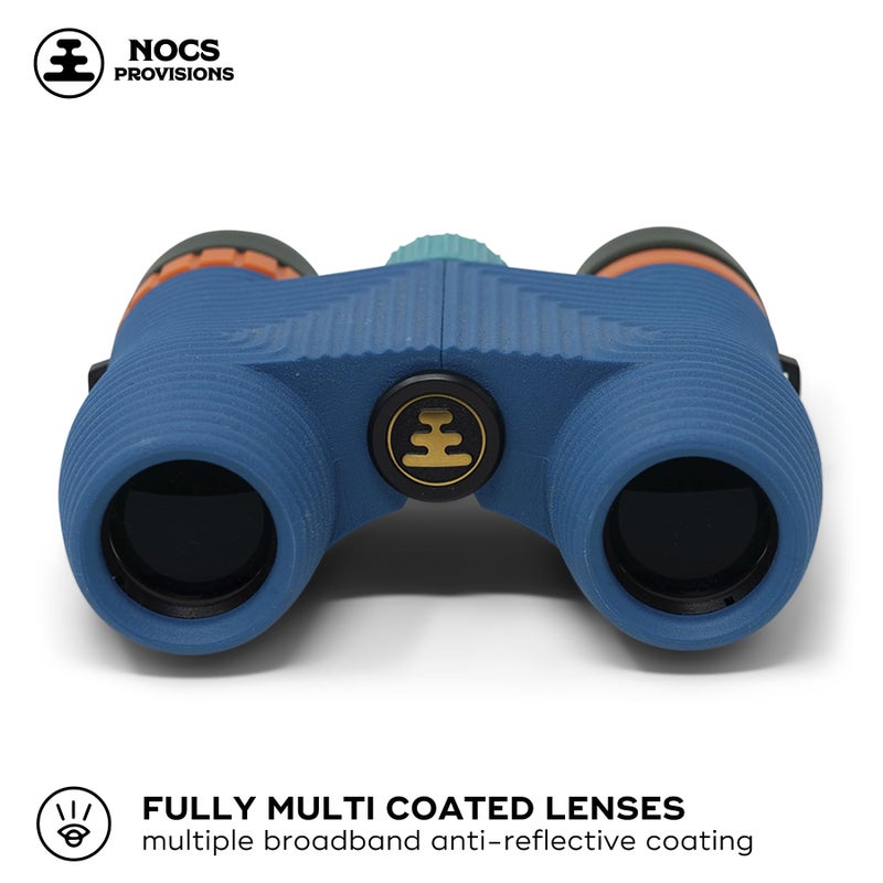 Nocs Provisions Standard Issue 8x25 Waterproof Binoculars, 8X Magnification, Bak4 Prism, Wide View Multi-Coated Lenses for Bird Watching, Hiking & Backpacking - Cobalt Blue II - Image 2