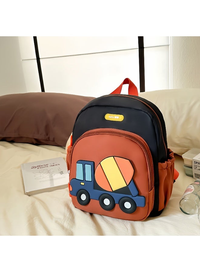Baby Backpack Kindergarten Boy Cute Car Backpack Girl Going Out Light School Backpack - Image 1