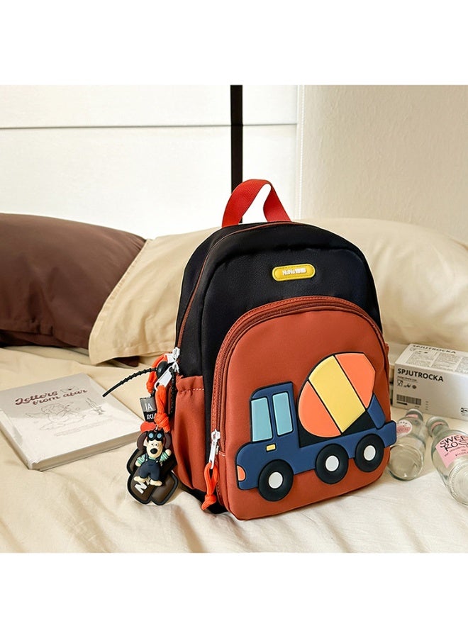 Baby Backpack Kindergarten Boy Cute Car Backpack Girl Going Out Light School Backpack - Image 2