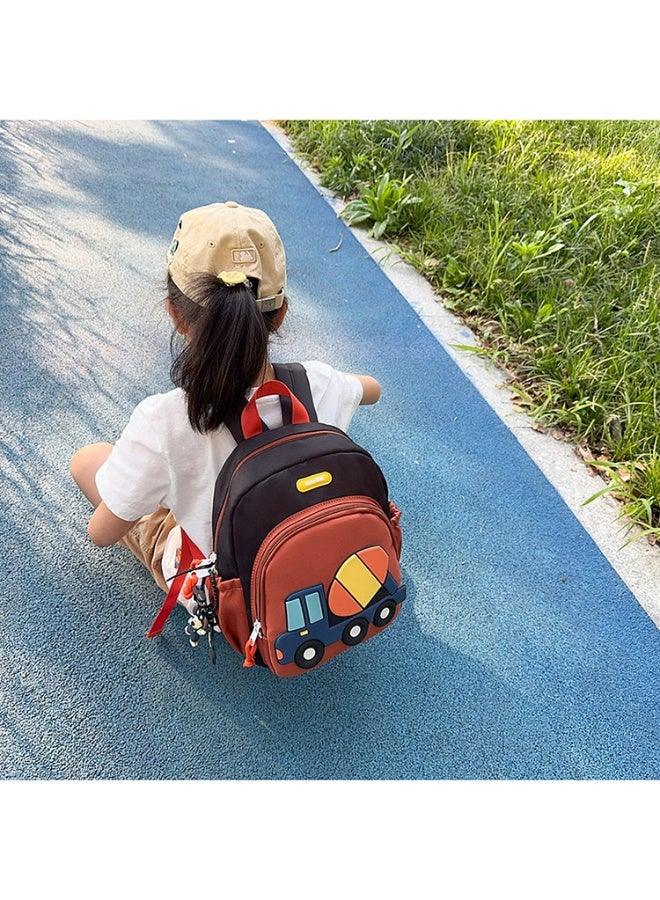 Baby Backpack Kindergarten Boy Cute Car Backpack Girl Going Out Light School Backpack - Image 3