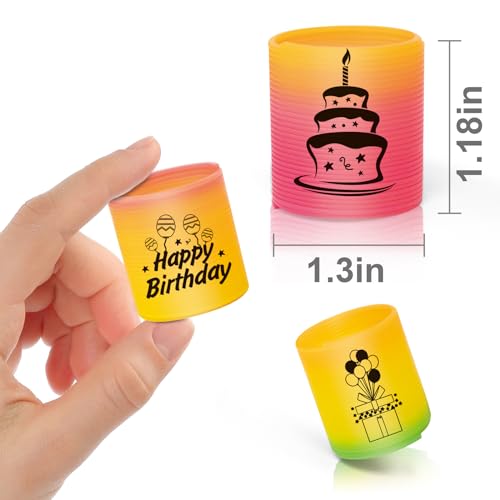 CLEVERZONE 36 Pack Spring Rainbow Magic Fidget Stress Coil Mini Springs Bulk Toys Party Favor For Kids Birthday Carnival Prize Goodie Bag Stuffers For Boys Girls Birthday - Image 5