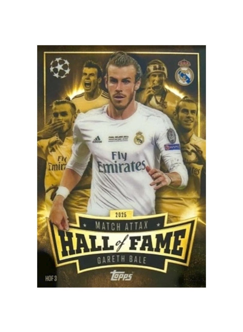 Topps Match Attax 25/26 - Hall of Fame Gareth Bale + 40 Bonus Cards - Image 3