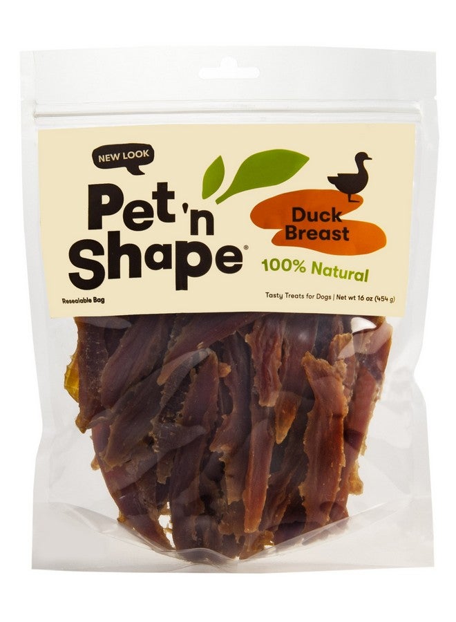 Pet 'n Shape Duck Breast Jerky Dog Treats - 16 Ounce - Image 1