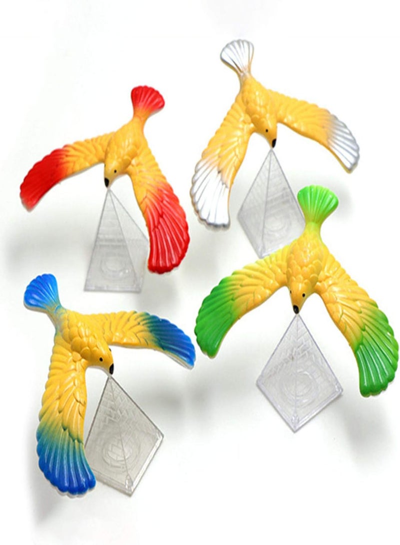 Balancing Bird, Balancing Eagle Birds with Pyramid Combination, Physical Science Office Desktop Balance Eagle for Finger, Adults Home Office Novelty Toy for Children Decompression Gift Kids