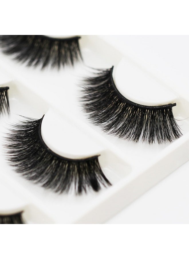 Vayator 16 Pairs 17Mm Mink Eyelashes 3D Natural False Eyelashes Mink Lashes Soft Eyelash Extension Makeup Kit (D057)  - Image 5