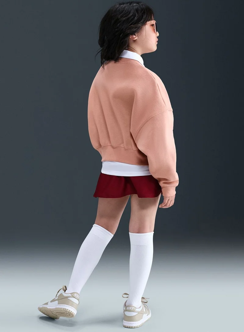 نايكي Youth Nsw Trend Fleece Cropped Sweatshirt