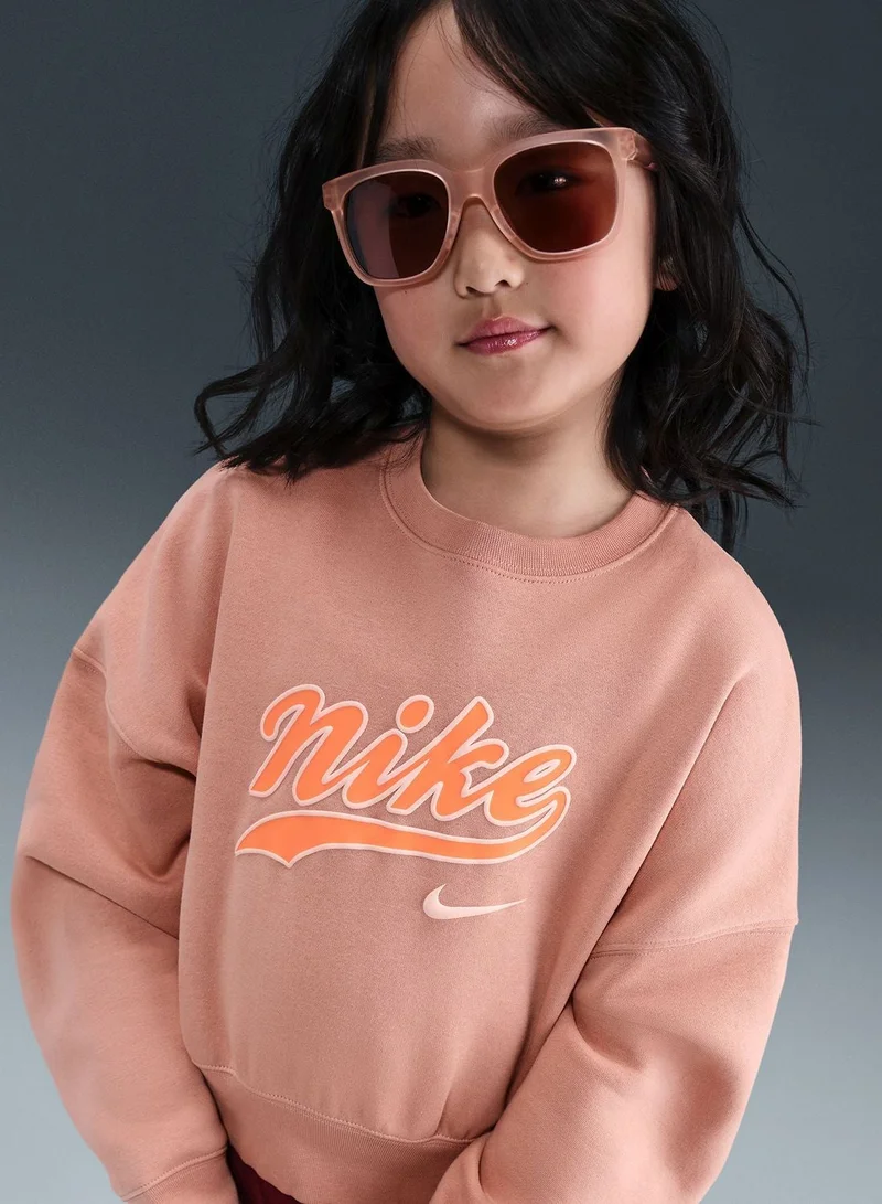 Nike Youth Nsw Trend Fleece Cropped Sweatshirt
