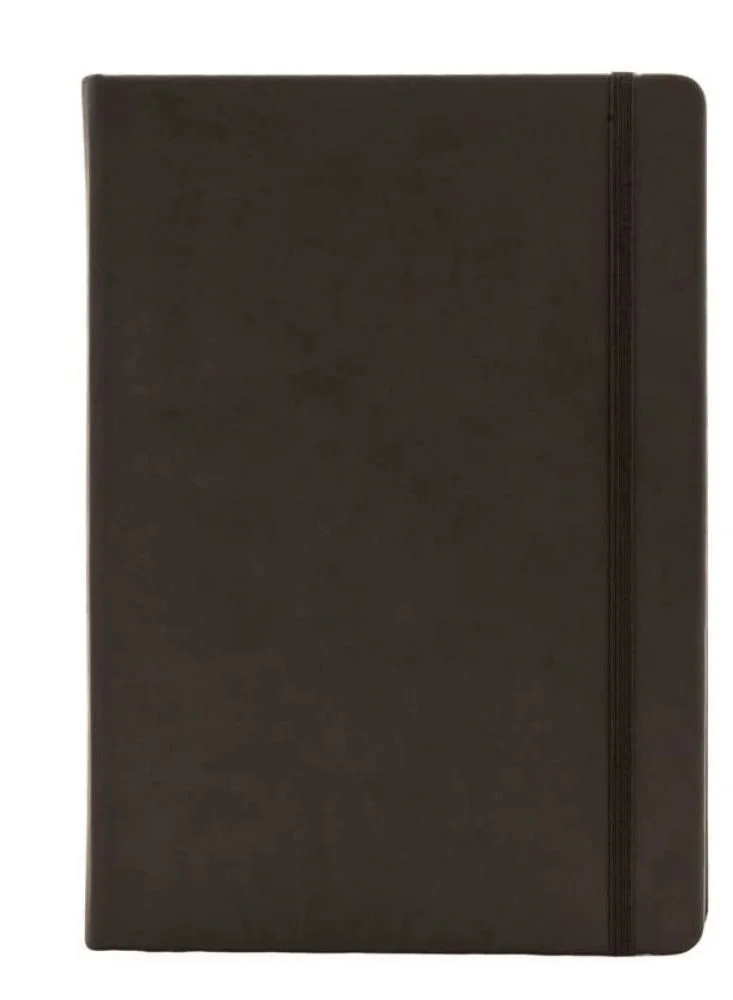 Collins Collins Legacy A5 Hard Cover Notebook 240 80gsm Dotted Pages Black Cover