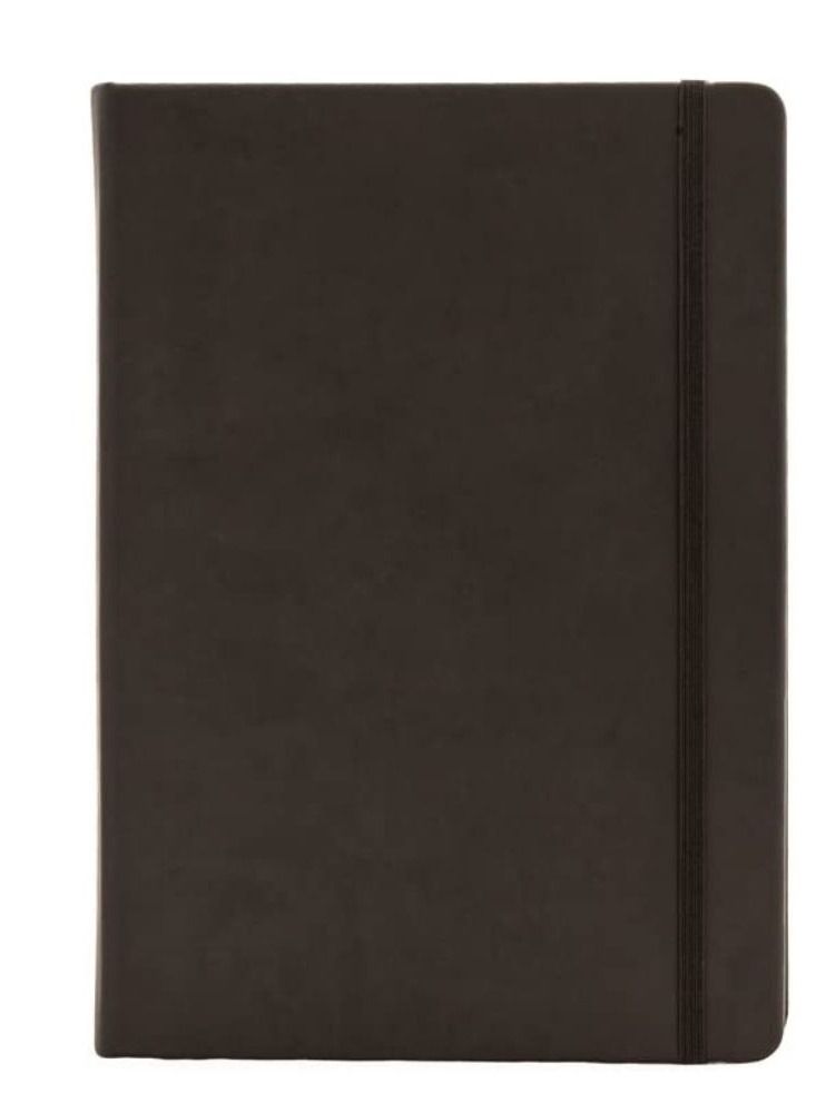 Collins Legacy A5 Hard Cover Notebook 240 80gsm Dotted Pages Black Cover