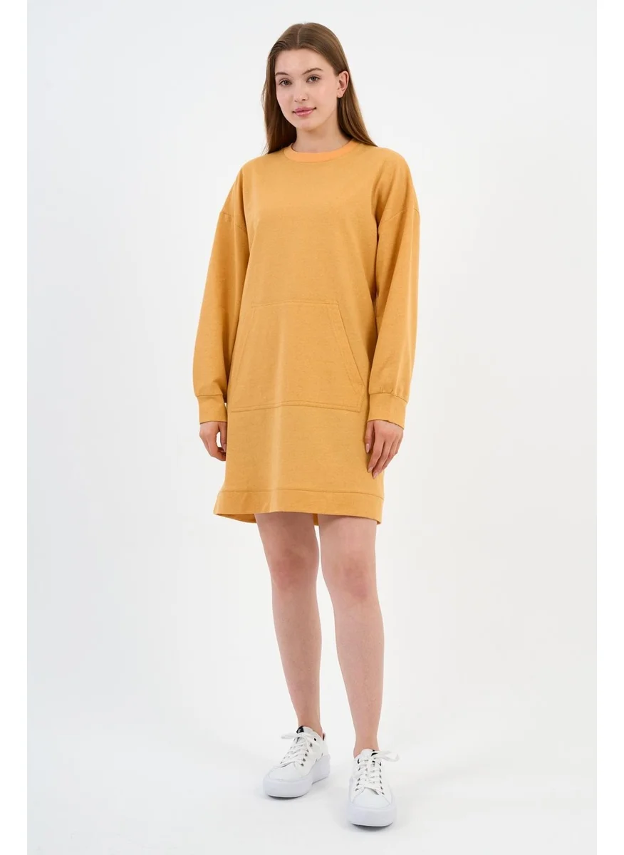 الكسندر جاردي Women's Kangaroo Pocket Oversize Tunic (B24-00225)