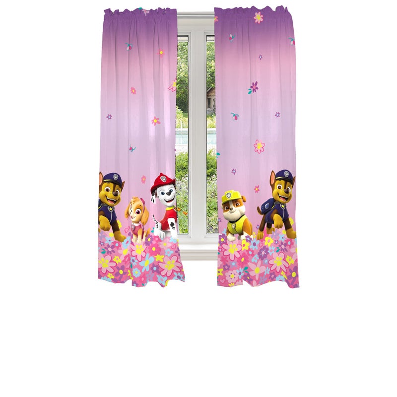 Franco Franco Kids Room Window Curtain Panels Drapes Set 82 in x 63 in Paw Patrol Girls 