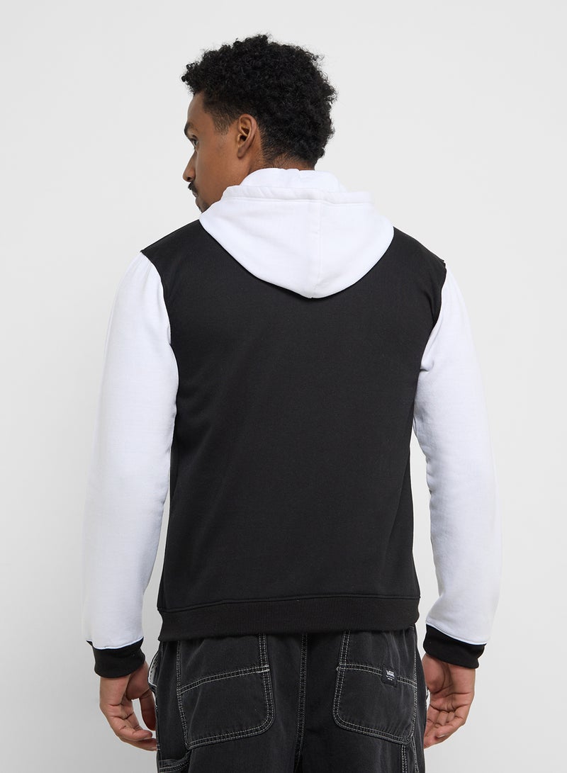Seventy Five Hooded Varsity Jacket  - Image 2
