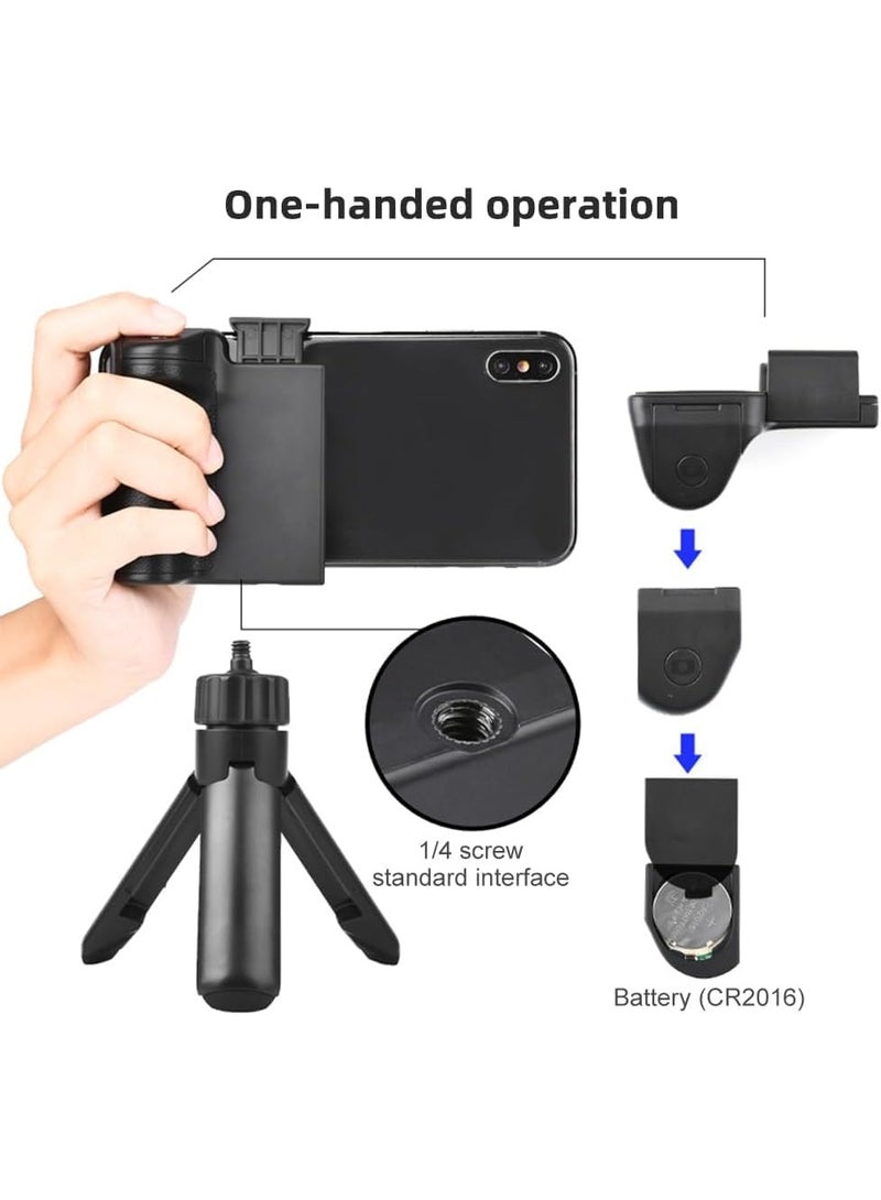 Smartphone Stabilizer with Wireless Selfie Grip, Phone Holder for Vlogging and Shake-Free Video, Compatible with iPhone and Android - Image 5