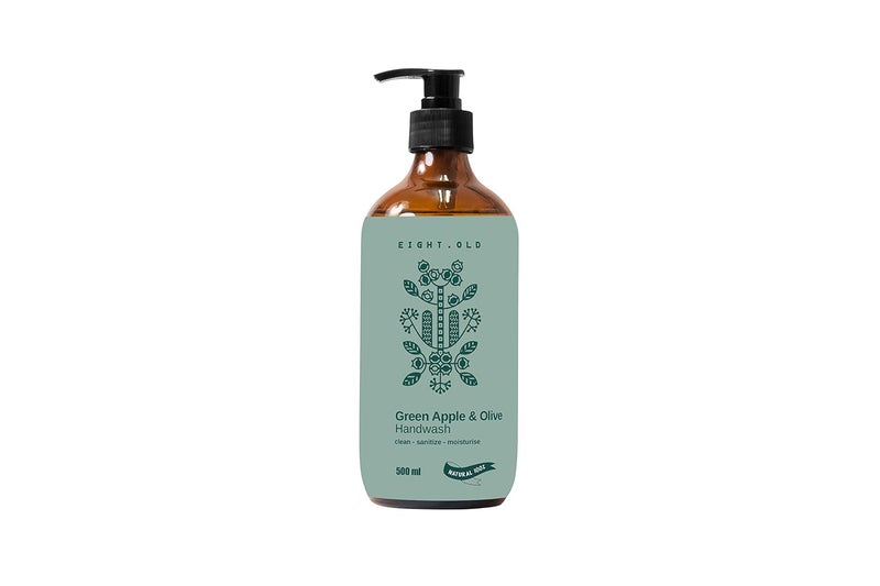 Everyday Essentials صابون يد سائل طبيعي لتنظيف عميق وترطيب - مجموعة 3 عبوات من صابون اليد بنكهة الفراولة والخوخ والتفاح الأخضر - آمن للأطفال وصديق للبيئة ومصنوع من النباتات - Image 4