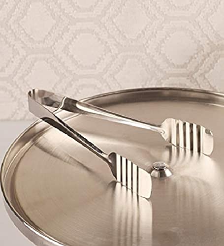 KitchenFest® Cake Tong, Chapati Tong, Paratha Tong, and Salad Serving Food Tong | Stainless Steel | 11 Inch - Image 3