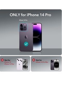 Houmt iPhone 14 Pro Case 6.1 Inch with 2Pack Screen Protector Soft Liquid Silicone Cover - Slim Fit Camera Protective Phone Case for Apple iPhone 14 Pro  - Image 2