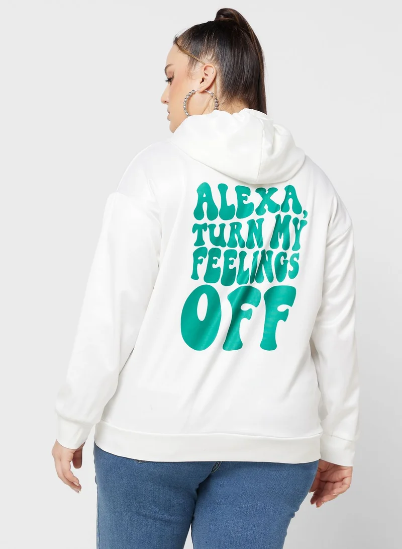 Ginger Plus Graphic Hoodie