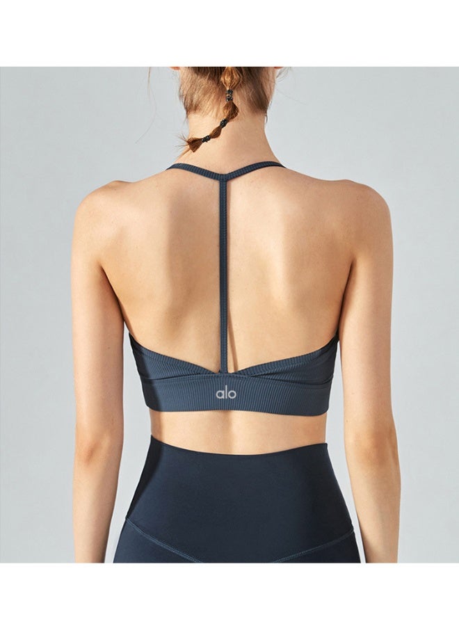 alo Alo Yoga Sports Bra - Halter Neck Backless Design  - Image 3