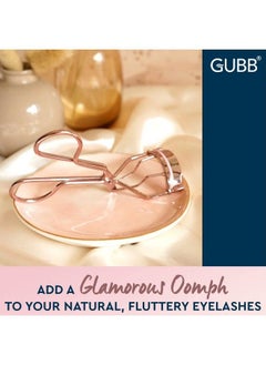 GUBB Eyelash Curler For Women ; Creates Eyeopening & Lifted Lashes ; Longlasting Lash Curls For All Eye Shapes ; Get Perfect Curl In 5 Seconds Rose Gold  - Image 3