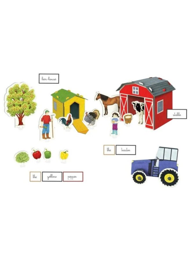 كلمينتوني مجموعة ألعاب مونتيسوري التعليمية في المزرعة - Image 2