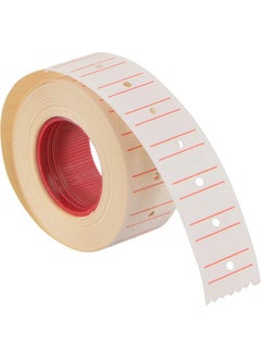 TANEX 12x21 mm STRIPED WHITE PRICE LABEL 800 PCS. 