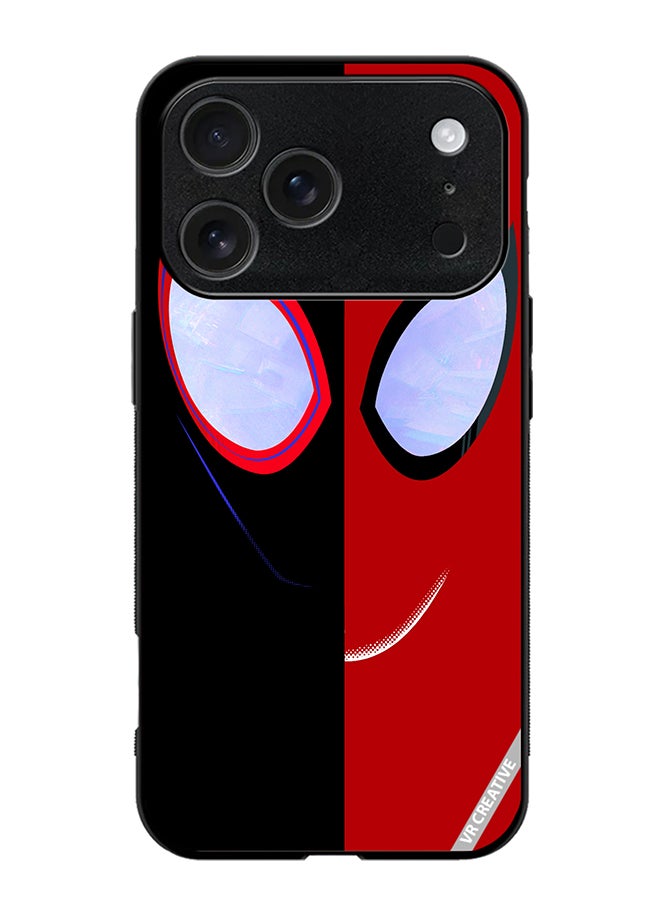 Protective Case Cover For Apple iPhone 17 Pro Max Spiderman Design Multicolour