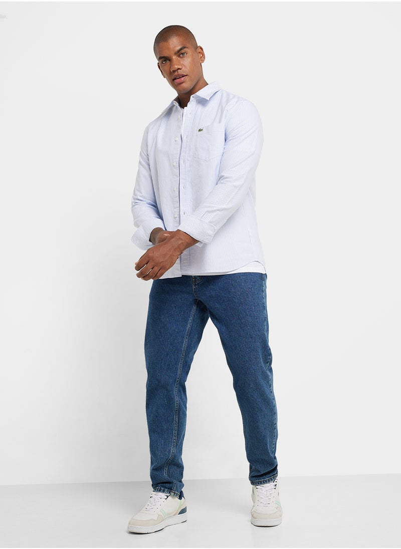 LACOSTE Regular Fit Button Down Shirt  - Image 4