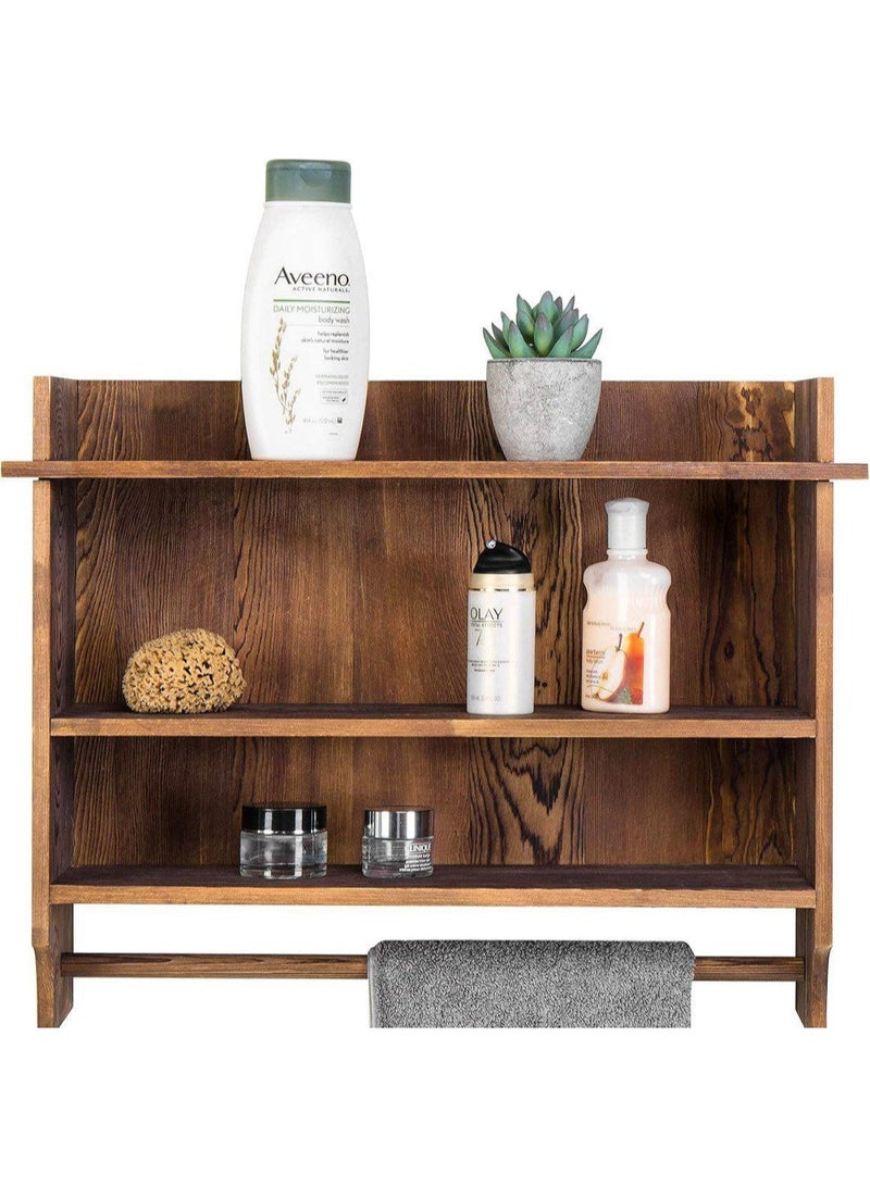 منظم خشب معلق – خامة عالية الجودة – متعدد الاستخدامات للمطبخ والحمام والغرف-Bu - Image 2