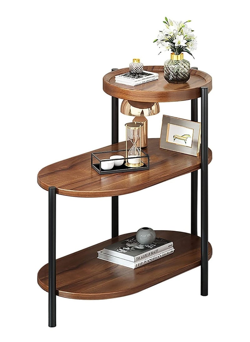 DubaiGallery Multi-Layer Sofa Coffee Tables, Luxury Italian Light Simple Tables for Home and Living Room, Small Round Table - Image 2