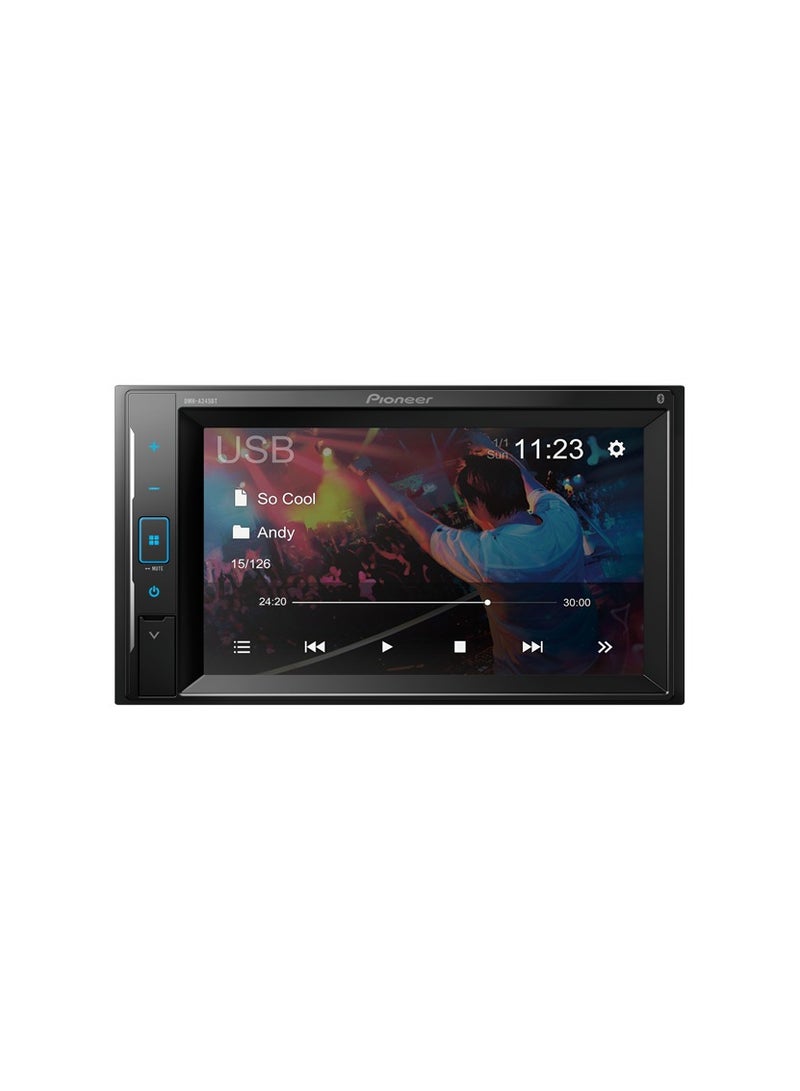 Pioneer DMH-A245BT Car Audio Stereo | 6.2″ AV Receiver with Bluetooth, USB, WebLink, Subwoofer Control - Image 1