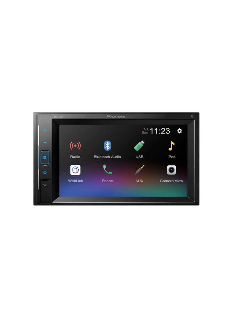 Pioneer DMH-A245BT Car Audio Stereo | 6.2″ AV Receiver with Bluetooth, USB, WebLink, Subwoofer Control - Image 2