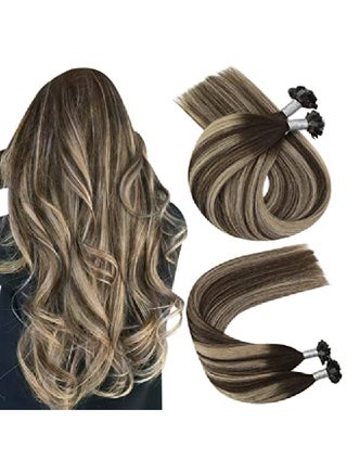 Flat Tip Hair Extensions Human Hair 4/18/4 Balayage Brown To Ash Blonde Keratin Tip Hair Extensions Human Hair 16 Inch Fusion Hair Extensions Pre Bonded Hair Extensions Human Hair - pzsku/Z24E47458626EC9E09BCAZ/45/_/1662018818/76d1e812-5ab7-481b-933d-9c8f247c642b