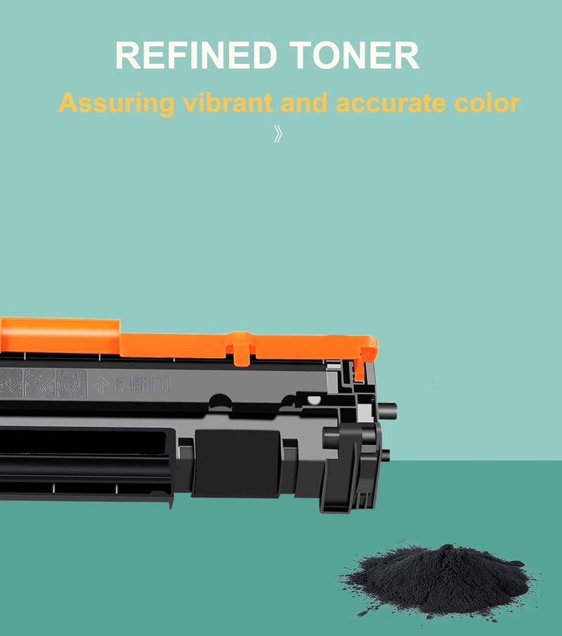 خراطيش حبر سوداء CF244A 44A متوافقة مع HP 44A CF244A لطابعات Laserjet Pro M15w M15a MFP M28w M28a (عبوة من 2) - Image 5