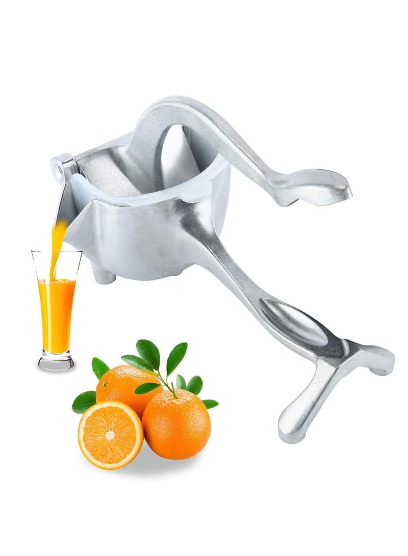 TIGER Heavy Duty Manual Hand Press Juicer for Fruits & Vegetables – Durable Metal Citrus Juice Maker with Ergonomic Handle, Anti-Slip Base, Easy to Clean, No Electricity Needed – Ideal for Oranges, Lemons, Pomegranates – Home & Commercial Kitchen Use - Image 2