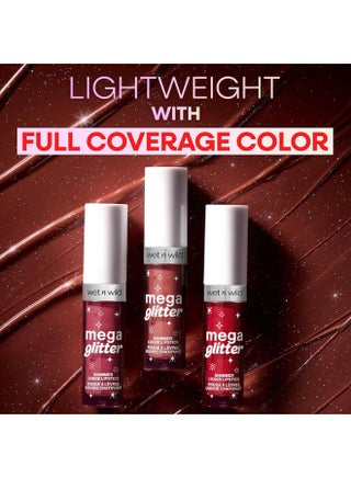 Mega Glitter Shimmer Liquid Lipstick - Pink Future - view 5