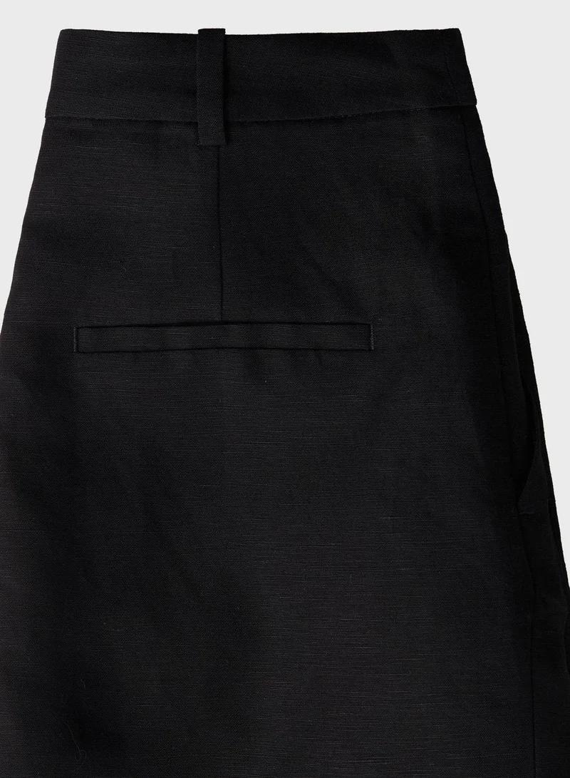 H&M Tiered High Waist Shorts
