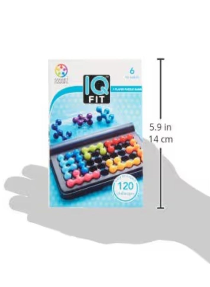 FUTURE IQ Fit Puzzle Game – 120 Brain Teaser Challenges – Single player–ompact Travel Logic Game for Kids & Adults – Educational Gift Puzzle Toy - Image 4