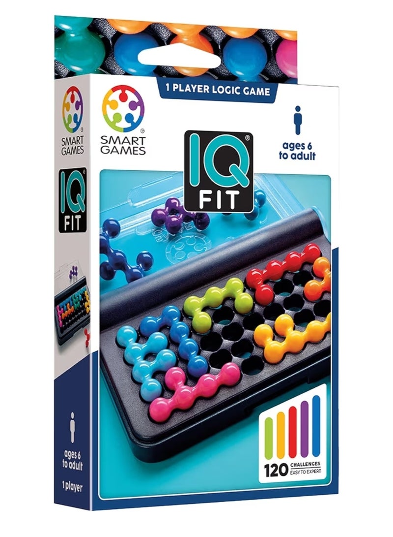FUTURE IQ Fit Puzzle Game – 120 Brain Teaser Challenges – Single player–ompact Travel Logic Game for Kids & Adults – Educational Gift Puzzle Toy - Image 2