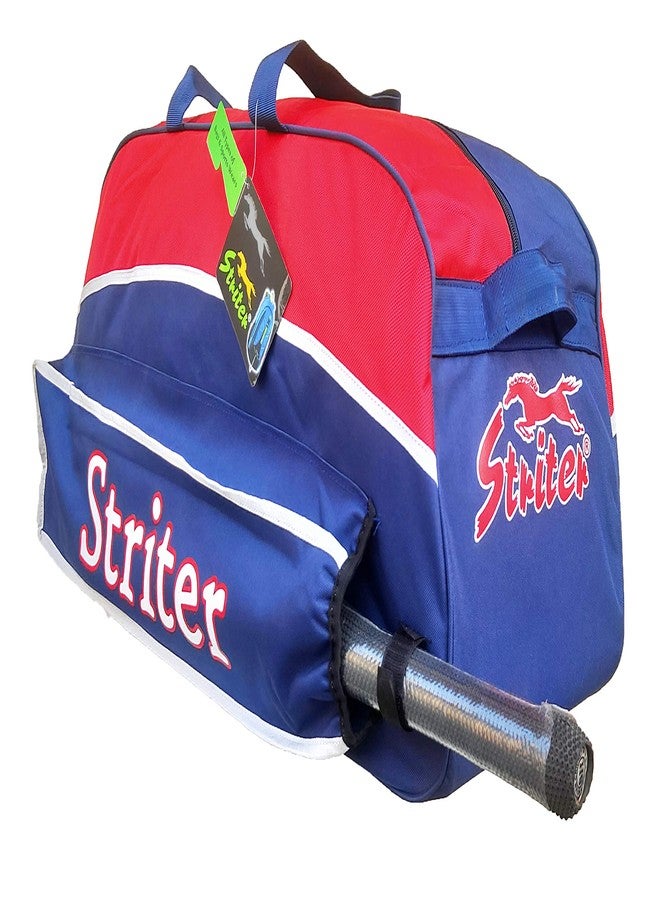 Striter® Hockey Kit Bag with Rolling Wheels - Large 30 Inch Heavy Duty -Red (Bag Only) Colors of Bag May Vary - Image 3